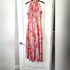 Alex Marie Size 4 Halter Maxi Dress - Dillards
